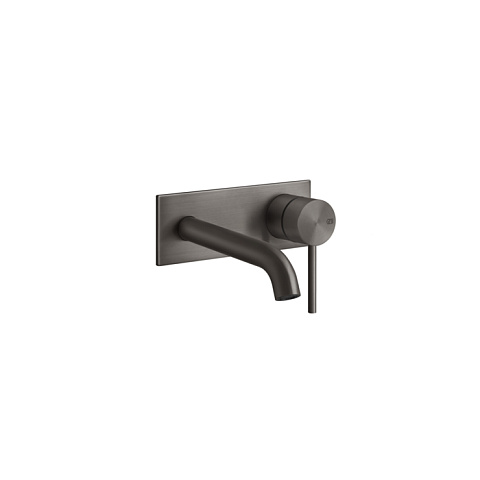 GESSI 316 Встраиваемый смеситель с изливом 147мм (внешние части), цвет: brushed black metal pvd, 54088#707
