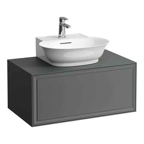 Laufen New Classic База под раковину подвесная , 780х450х350 мм, 1 ящиком, цвет серый (для раковины 816852), 4.0601.3.085.627.1