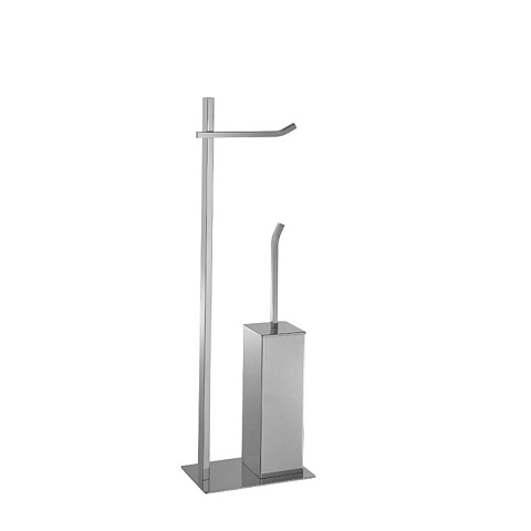 Stella Bamboo Quadro Напольная стойка с ершиком и держателем т/б 1042 цвет: хром, BQ 10028 CR00