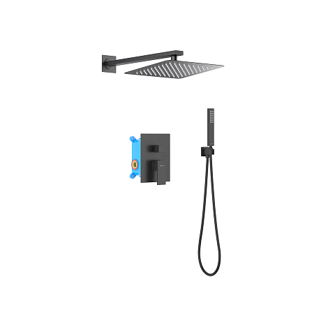 Set 3 в 1 душевой комплект Aquatek Либра AQ1672MB