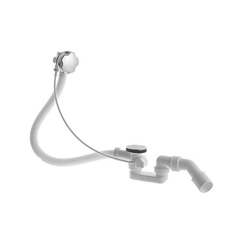 Duravit Комплект слива-перелива для ванны D-Code с боковым выпуском (Спец.цена из наличия), 790225000001000/89013099098000