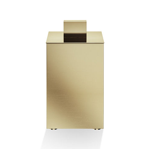 Decor Walther DW 3620 Бокс универсальный 6x6x11см, с крышкой, цвет: золото матовое, 0850982