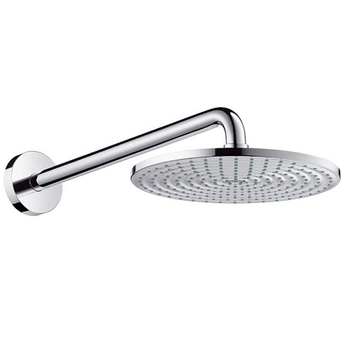 Hansgrohe HG Raindance S Air Верхний душ 1jet (RainAir), d240 мм, с настенным держателем 390 мм, цвет: хром, 27474000