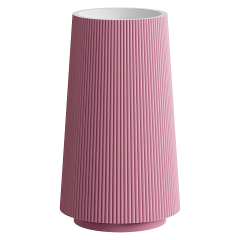 Раковина напольная рифленая Boheme Corian 480*480*850 LIGHT PINK (роза) 801-Torre-LP