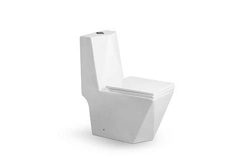 Унитаз напольный МОНОБЛОК (сиденье микролифт) Арматура GEBERIT SantiLine SL-5013