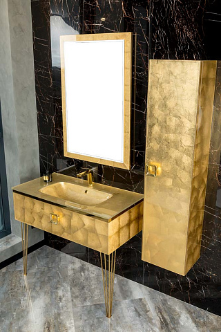 Столешница стекло 80см моноблок Поталь Boheme 852-080-GF