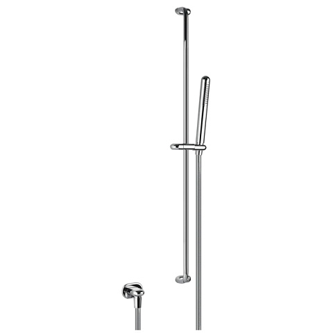 Gessi Goccia Душевая штанга с ручным душем и выводом воды из стены, цвет: хром, 33642#031