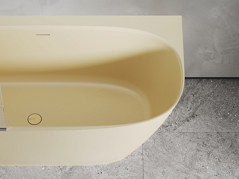 Ванна угловая из литьевого мрамора Salini Sofia Corner R 170x85 102514G, S-Sense, глянцевая поверхность