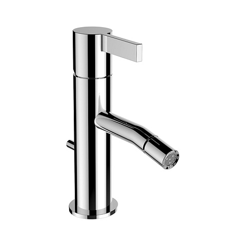 Laufen Kartell Смеситель для биде, на 1 отв, с донным клапаном, излив 110 мм, цвет: хром, 3.4133.1.004.101.1