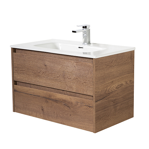 Тумба под раковину BelBagno Kraft 80 см, Rovere Tabacco