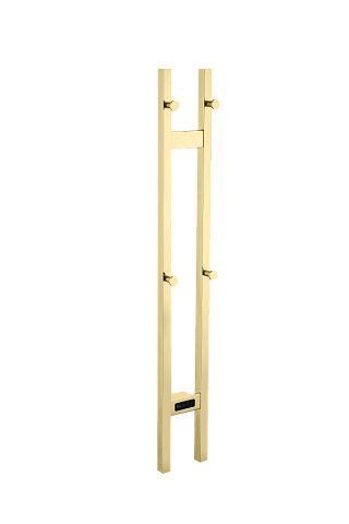 Полотенцесушитель электрический 2-трубы квадратный Boheme GOLD 728-G