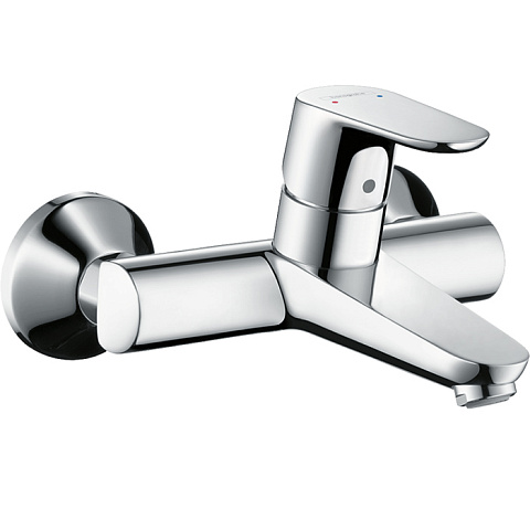 Hansgrohe HG Focus Смеситель для раковины, настенный , излив 180мм, цвет: хром, 31923000
