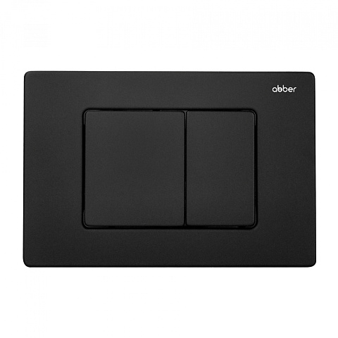 Кнопка смыва Abber AC0120MB черная матовая