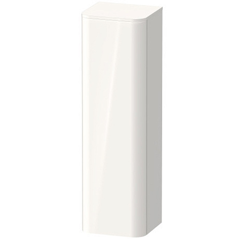 Duravit Happy D.2 Plus Пенал подвесной 1336x400x360мм 1 дверь, 3 стекл. полки, SX, цвет: белый глянцевый (без топа), HP1261L2222