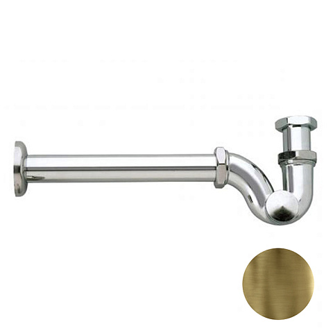 Nicolazzi Complementi Сифон S 1”1/4 без донного клапана для биде, цвет: бронза, 5569BZ