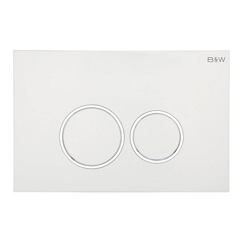 Клавиша смыва Black&White WPI-09511 серия RS, цвет: слоновая кость (244х162х11)