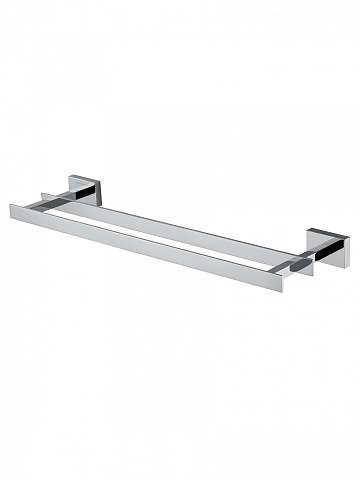 Полотенцедержатель двойной WONZON & WOGHAND FLAT, Хром WW-9711-45CM