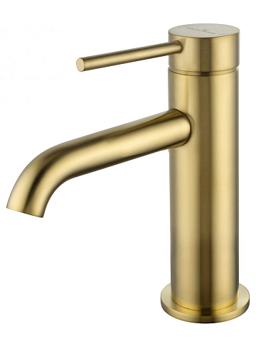 Смеситель для раковины WONZON & WOGHAND STICK, Брашированное золото WW-88139017-BG