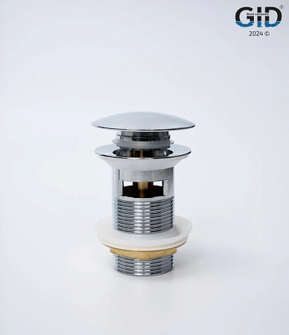 Керамический донный клапан Gid Ch100-1 с переливом