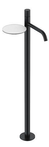 Смеситель Boheme STICK напольный для умыв. BLACK SPIRALE 120-BB.4