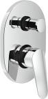 Смеситель для ванны (внешняя и скрытая часть) Nobili BLUES BS101100CR