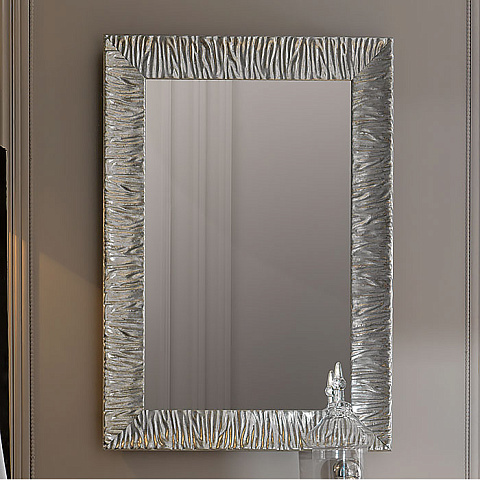 KERASAN Retro Зеркало Specchiera 70x100,цвет серебро состаренное-пятнистое, 736502