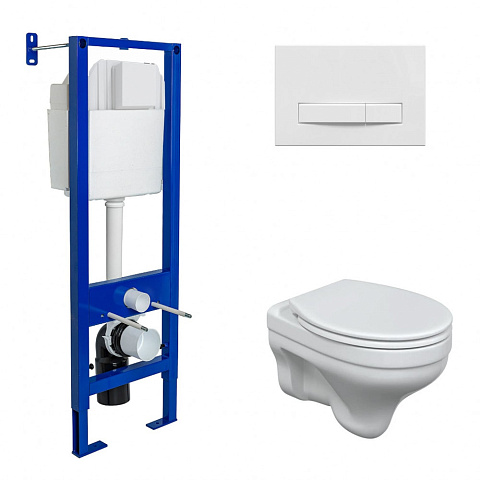 Система инсталляции с унитазом Berges ATOM Line 410 Albit S 042435