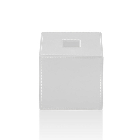 Decor Walther Brownie KB 41 Диспенсер для салфеток 14x14x14см, цвет: белая кожа, 0847850