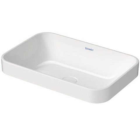 Duravit Happy D.2 Plus Раковина 600х400мм, без перелива,с выпуском с керамической крышкой цвет: белый (Спец.цена из наличия), 2359600000