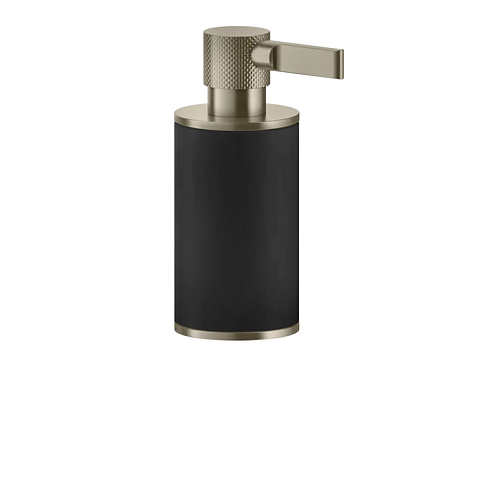 GESSI INCISO Дозатор для жидкого мыла настольный, цвет: черный/finox, 58538#149