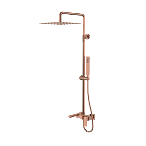 Стойка для душа Boheme QUBIC Copper Brushed 478-CB