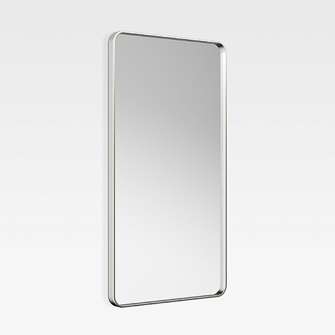Armani Roca Baia Зеркало 60х5.5х110см с металлической рамкой, цвет: brushed steel, 7.8123.4.405.7