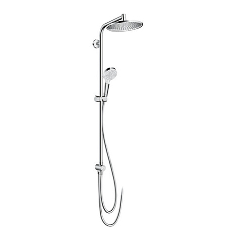 Душевая система Hansgrohe Crometta S 240 1jet EcoSmart 9 л/мин Reno без смесителя 27270000