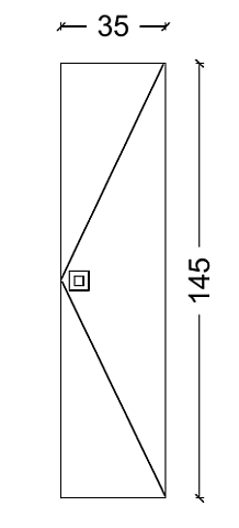 Пенал Armadi Art LUCIDO Бронзированный коричневый 304005 772-BB