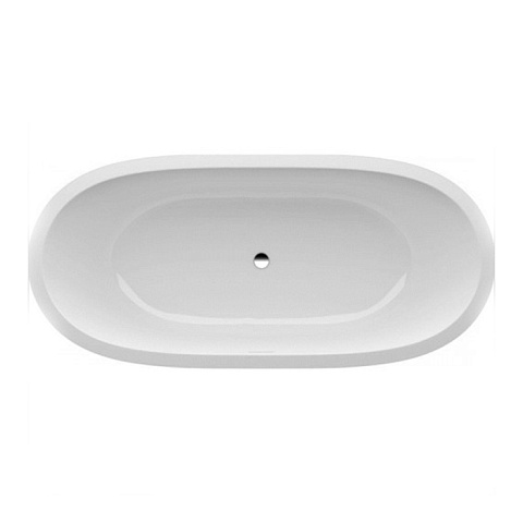 Laufen Pro Ванна 180X80х64 врезная овальная с ножками , без слива-перелива, Marbond белый, 2.4195.0.000.000.1