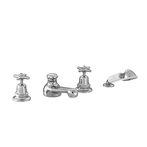 Stella Italica Смеситель на борт ванны на 4 отверстия 3256TC308, цвет: хром, IT 02303 CR00