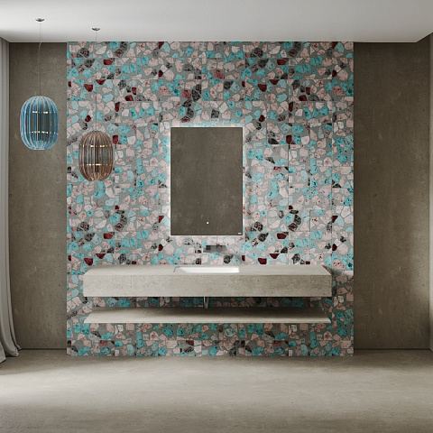 Раковина встраиваемая Salini Marea 06 1802206M, S-Stone, матовая поверхность