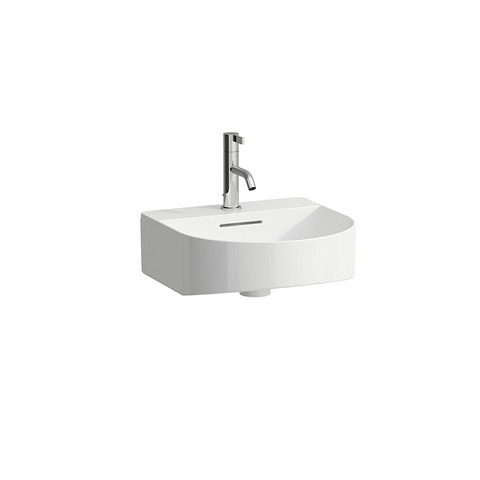 Laufen Sonar Раковина 410х420х140мм с 1 отв. под смеситель, цвет: белый, 8.1634.1.000.104.1