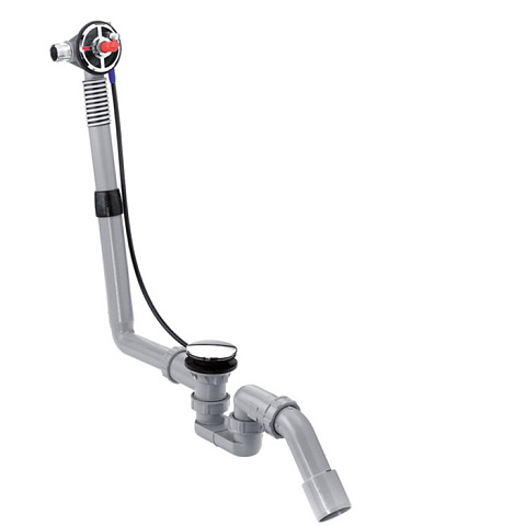 Hansgrohe HG Exafill S Скрытая часть излива на ванну, с набором для слива и перелива для стандартных ванн, 58115180