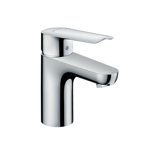 Hansgrohe HG Logis E Смеситель для раковины 70 на 1 отв. без донного клапана, излив 100мм, h76мм, цвет: хром, 71160000