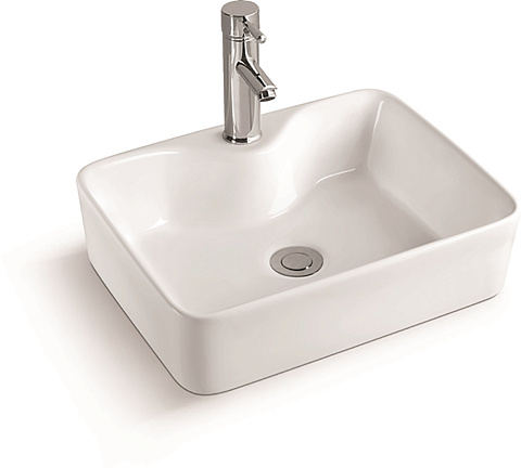 Раковина керамическая (накладная) SantiLine SL-1011