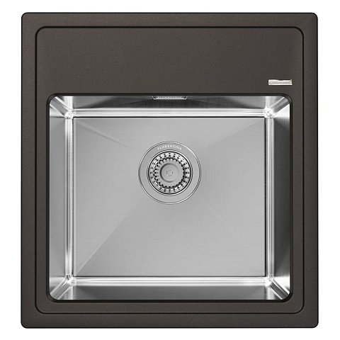 Кухонная мойка Florentina Комби 480 FS 21.455.B0480.302, антрацит