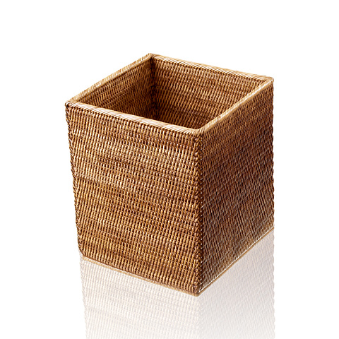 Decor Walther Basket QK Корзина для бумаги 25x25x30см, цвет: ротанг темный, 0927392