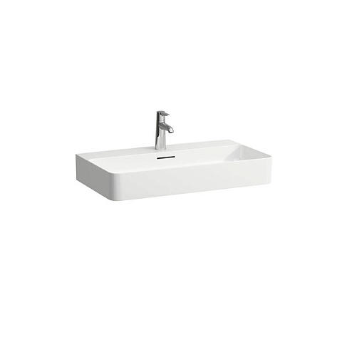 Laufen VAL Раковина 750х420х115мм с 1 отв. под смеситель, цвет: белый, 8.1628.5.000.104.1