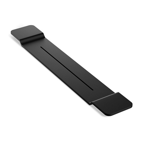 Decor Walther Black Stone WAN Полка для ванны 95x30 см, цвет: черный матовый, 0973160