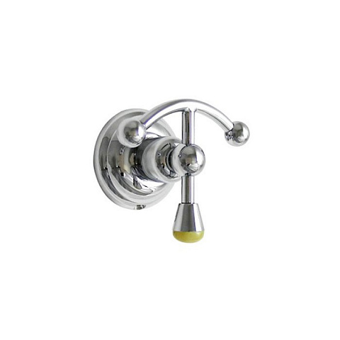Nicolazzi Onice Крючок двойной, цвет: хром, 1481CR09O