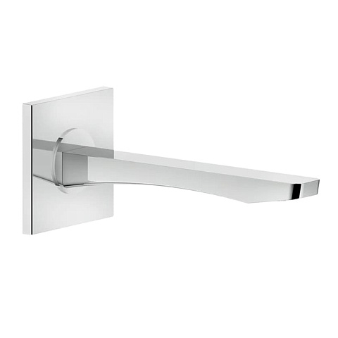 GESSI Rilievo Настенный излив на 1/2”, комбинируемый с удаленным управлением (не входит в комплект)., цвет: хром, 59100#031
