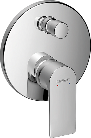 Смеситель Hansgrohe Rebris E Однорычажный для ванны скрытого монтажа со встроенной защитной комбинаци 72469000