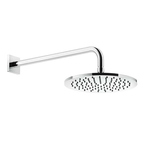 GESSI Rilievo Душевая головка шарнирная для настенного крепления на 1/2” Ø250мм, цвет: хром, 59148#031