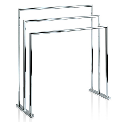 Decor Walther HT 9 Полотенцедержатель тройной 70x26x75см, напольный, цвет: хром, 0500300